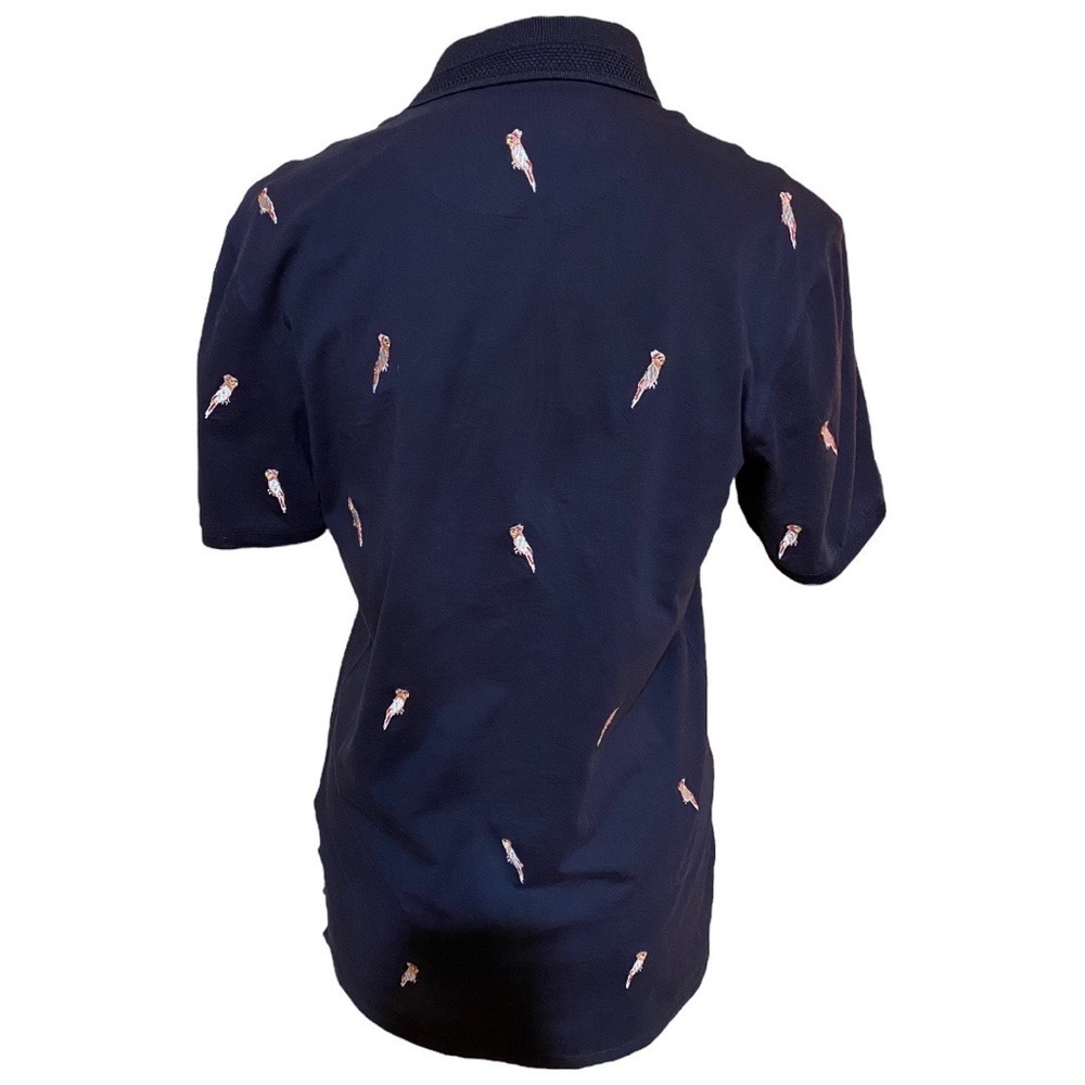 Ted Baker Hapnes Bird-Embroidered Regular Fit Polo Size 2 (S) Men’s - Picture 2 of 7